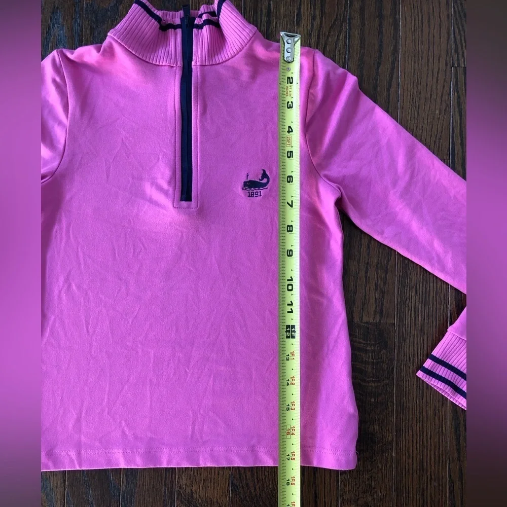 Polo Ralph Lauren Girls S (7Y) Hot Pink 1/4 Zip Active Track Jacket - EUC! - Picture 4 of 10